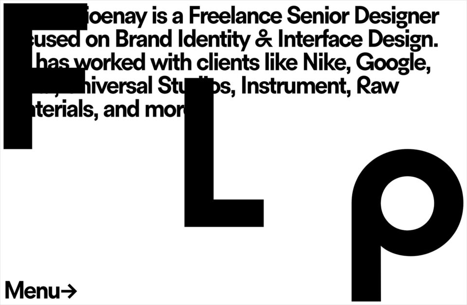 Flplny, Senior Designer.ウェブサイトの画面キャプチャ画像