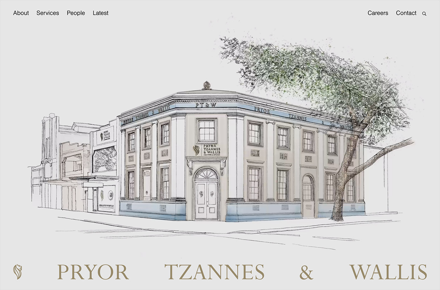 Best Law Firm in Sydney | Family Lawyers | Pryor Tzannes & Wallisウェブサイトの画面キャプチャ画像
