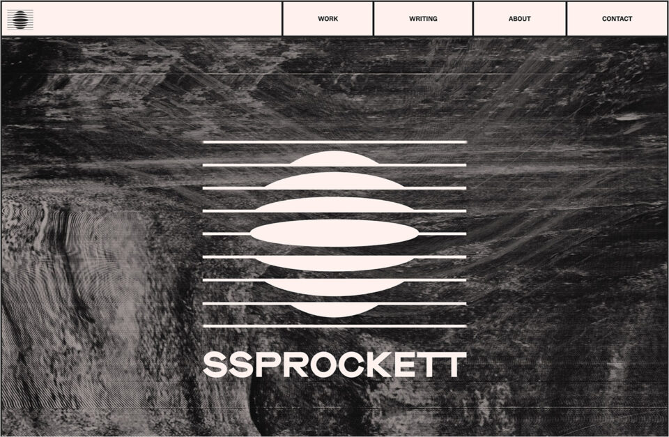 SSPROCKETT · Made by Shawn Sprockettウェブサイトの画面キャプチャ画像