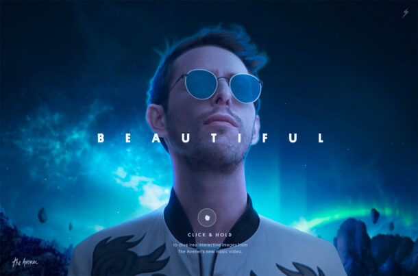 The Avener – Beautiful | New song and music videoウェブサイトの画面キャプチャ画像