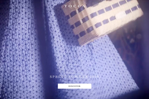 TOCCAウェブサイトの画面キャプチャ画像