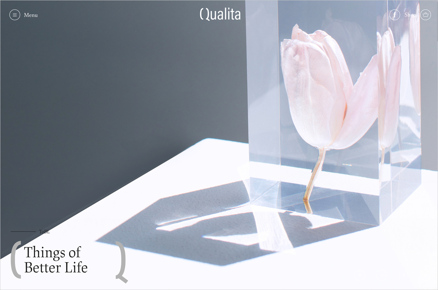 Qualita  |  祈りの答えは、ひとつじゃない。ウェブサイトの画面キャプチャ画像