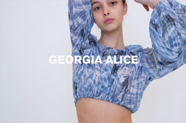 GEORGIA ALICEウェブサイトの画面キャプチャ画像