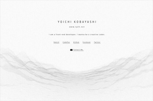 yoichi kobayashi | www.tplh.netウェブサイトの画面キャプチャ画像
