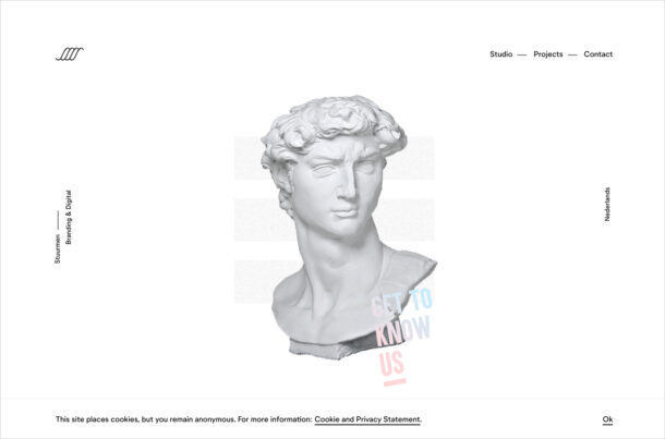 Stuurmen – Branding & Digital agency · Eindhovenウェブサイトの画面キャプチャ画像