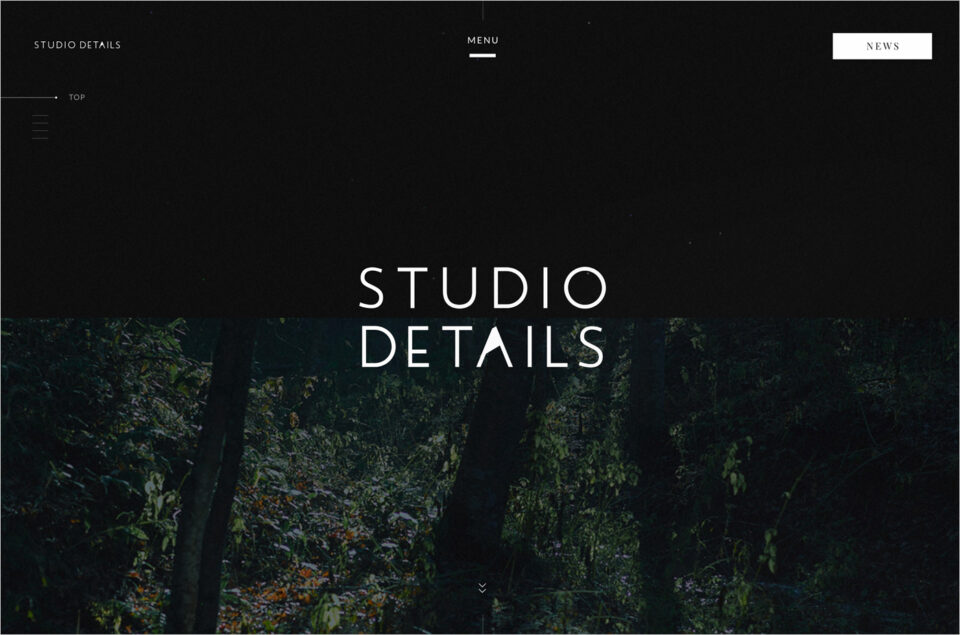 STUDIO DETAILS Inc.ウェブサイトの画面キャプチャ画像