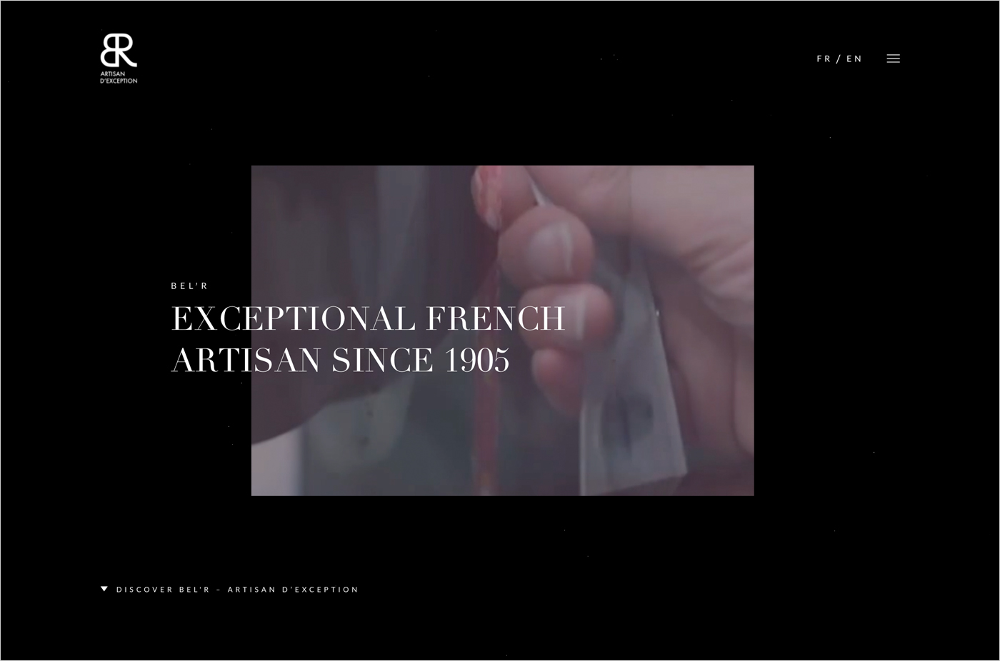 Exceptional French artisan since 1905 | Satab Bel’R enウェブサイトの画面キャプチャ画像