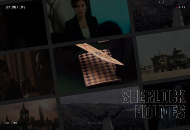 Skyline Films | Film and TV Production Company UK Producersウェブサイトの画面キャプチャ画像