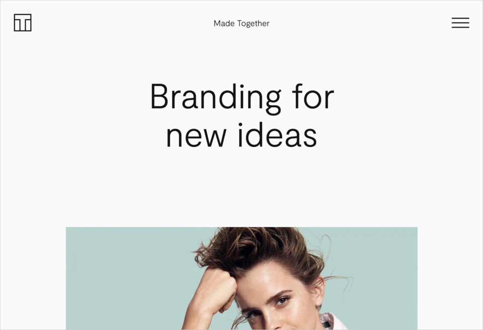 Made Together | A Digital Product & Brand Studioウェブサイトの画面キャプチャ画像