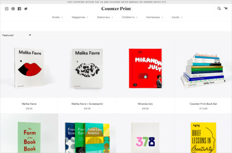 Counter-Printウェブサイトの画面キャプチャ画像