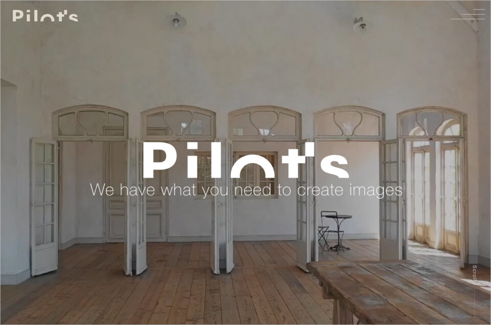 株式会社パイロッツ – Pilot’sウェブサイトの画面キャプチャ画像