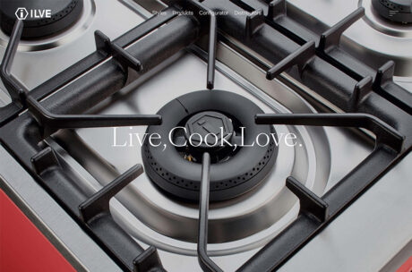 ILVE – Kitchen appliances and furnitureウェブサイトの画面キャプチャ画像