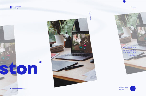 FIT｜Design Studio Focusing On Direction and Design.ウェブサイトの画面キャプチャ画像