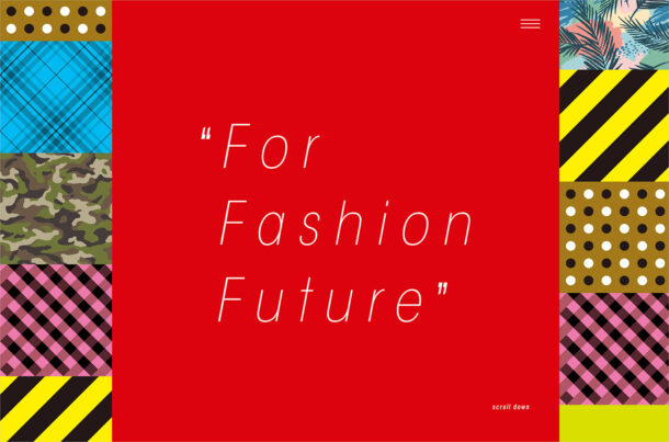 FFF – For Fashion Futureウェブサイトの画面キャプチャ画像