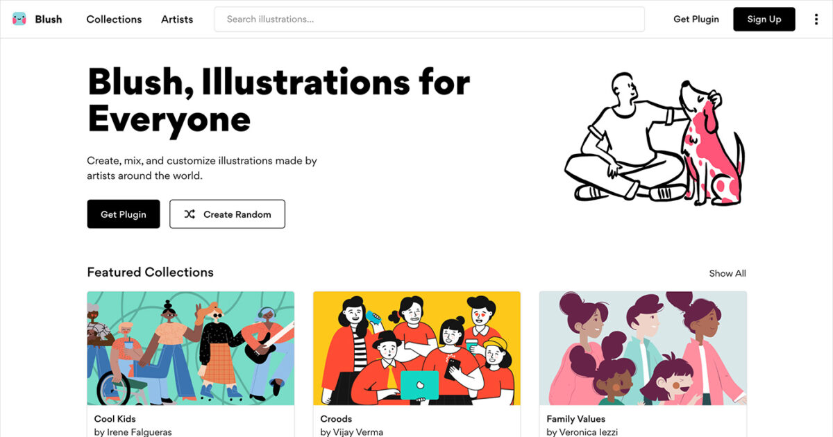 Blush Illustrations for everyoneに興味のある方へお勧めのデザイン｜Good  Design