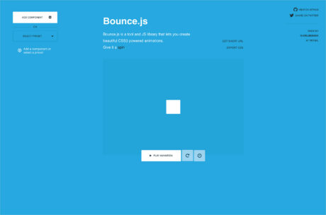 Bounce.jsウェブサイトの画面キャプチャ画像