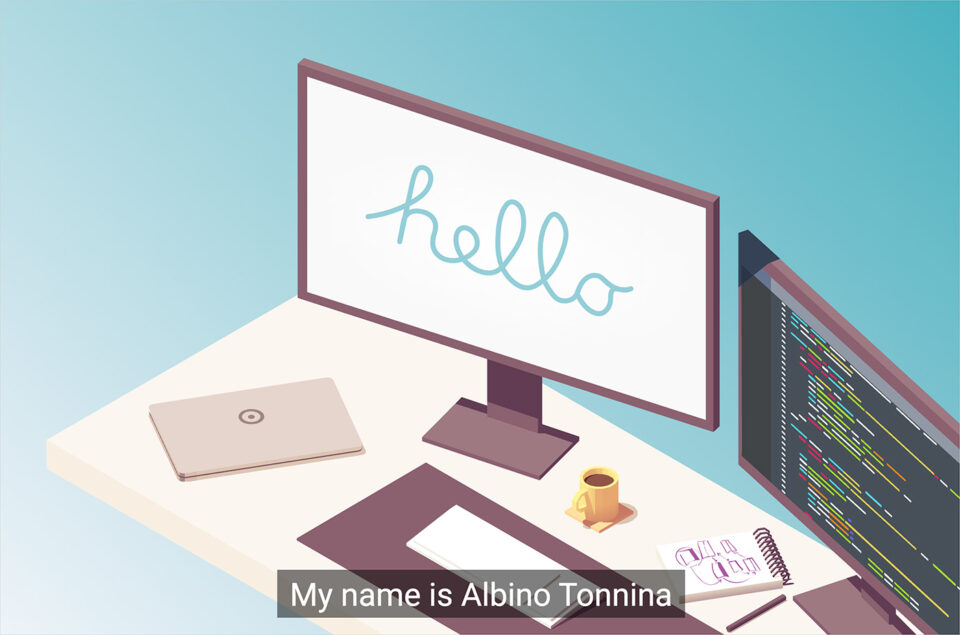 Albino Tonnina – web engineerウェブサイトの画面キャプチャ画像