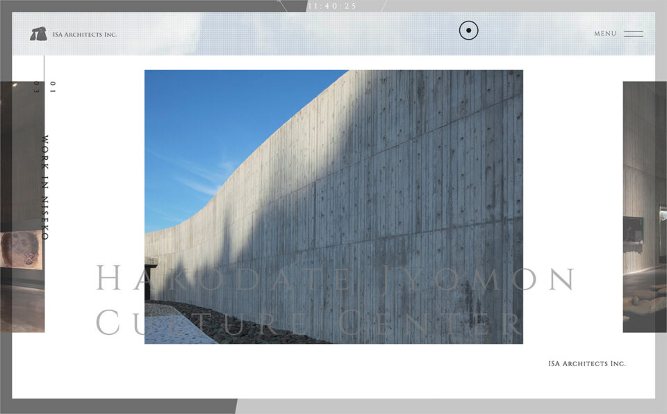 Koichi Ishiguro / ISA Architectsウェブサイトの画面キャプチャ画像