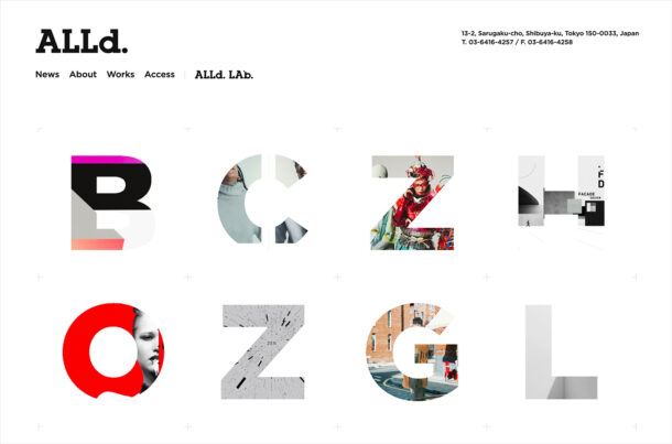ALLd.ウェブサイトの画面キャプチャ画像
