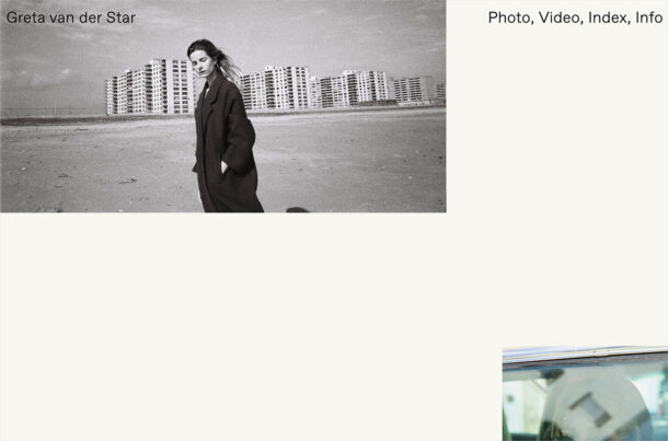 Greta Van Der Star – Photographer and filmmaker based in Auckland, New Zealandウェブサイトの画面キャプチャ画像