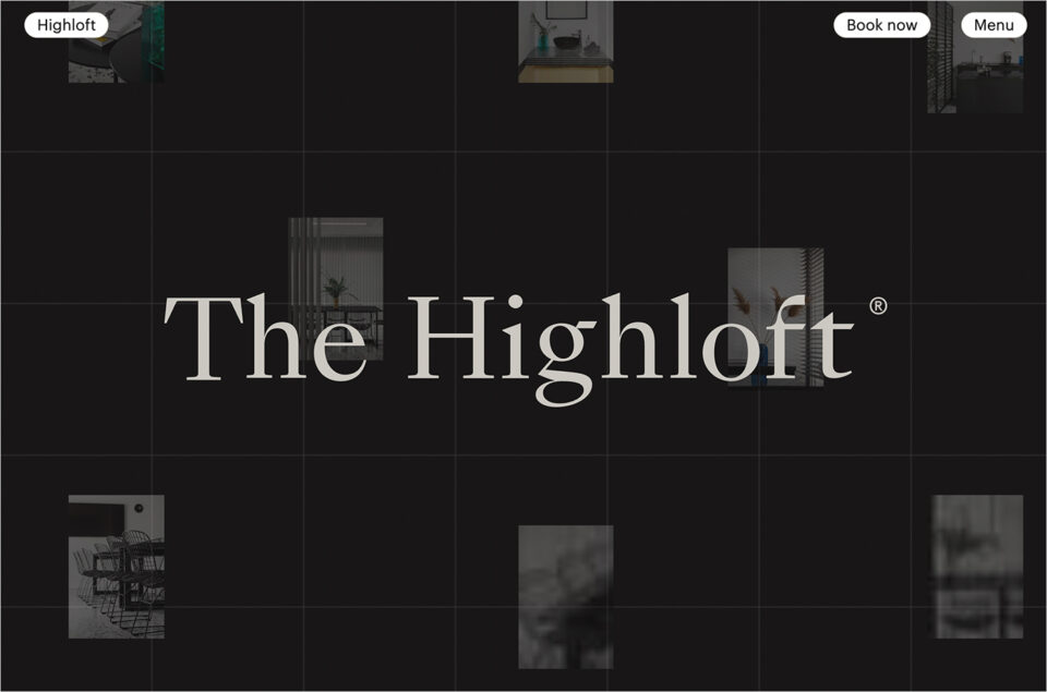 The Highloftウェブサイトの画面キャプチャ画像