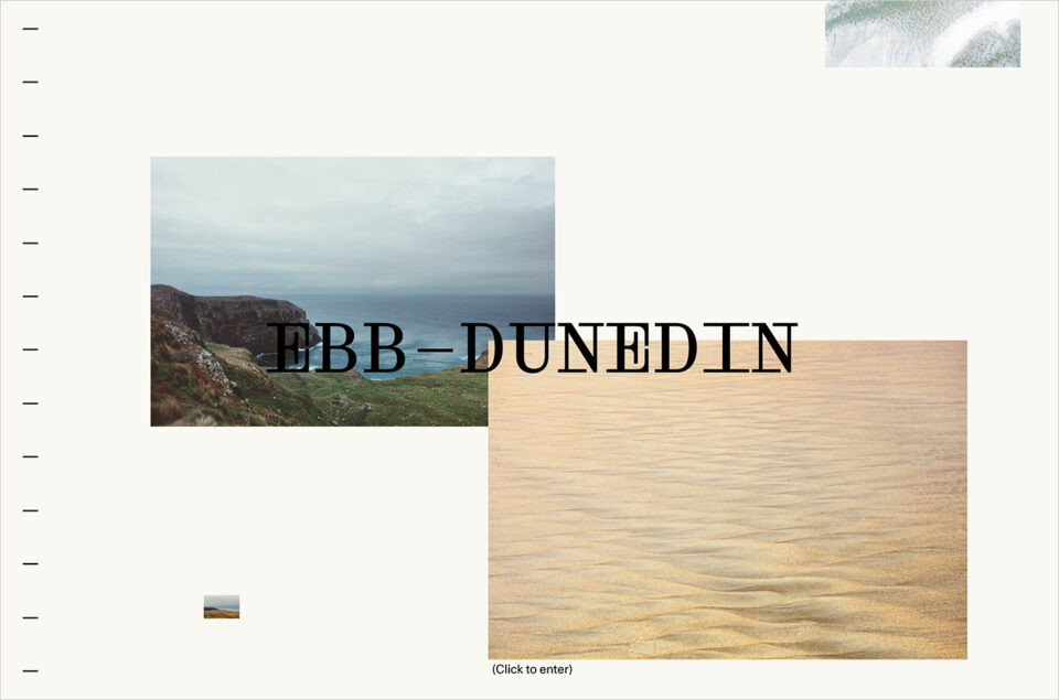 Ebb Dunedin – Come as you are, go as you pleaseウェブサイトの画面キャプチャ画像