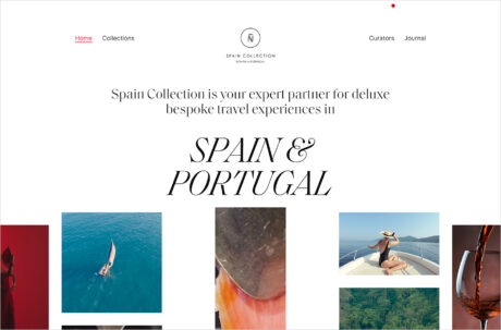 Luxury Travel in Spain and Portugal | Spain Collectionウェブサイトの画面キャプチャ画像