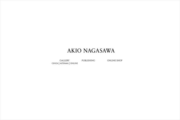 AKIO NAGASAWAウェブサイトの画面キャプチャ画像