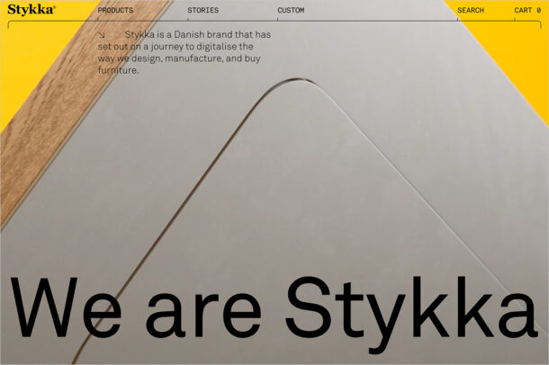 Stykka.comウェブサイトの画面キャプチャ画像