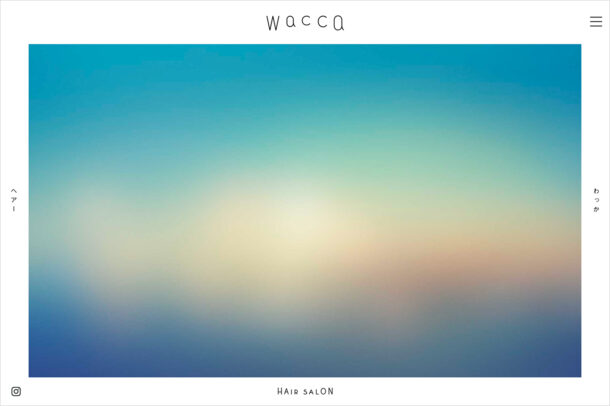 WACCA | 大阪 | 藤井寺 | 日常にすこしの刺激をウェブサイトの画面キャプチャ画像