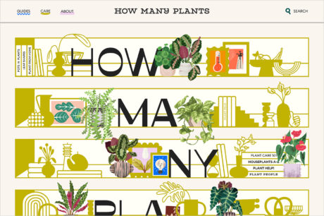 How Many Plants – Indoor and House Plant Resourceウェブサイトの画面キャプチャ画像