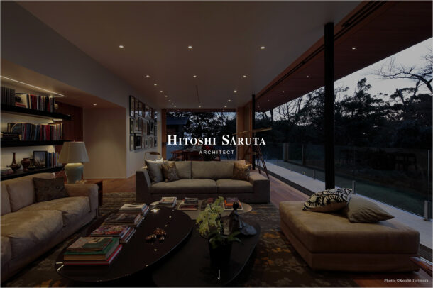 HITOSHI SARUTAウェブサイトの画面キャプチャ画像