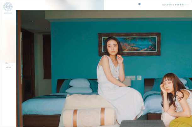 美容室mahae(マフェ)｜和泉市ヘアサロン・ネイル・アイラッシュウェブサイトの画面キャプチャ画像