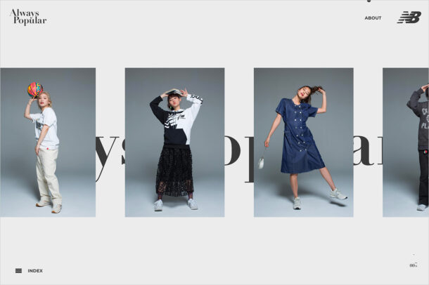 New Balance 115th Anniversary | Always Popularウェブサイトの画面キャプチャ画像