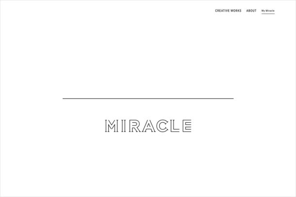 MIRACLE Co., Ltd.ウェブサイトの画面キャプチャ画像