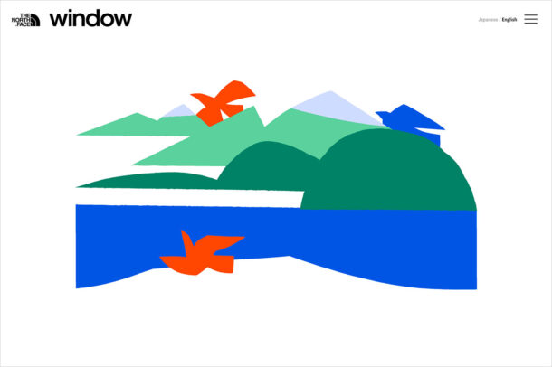 THE NORTH FACE｜Windowウェブサイトの画面キャプチャ画像