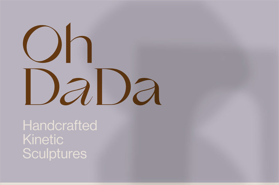 Ohdada – Handcrafted Kinetic Sculpturesウェブサイトの画面キャプチャ画像