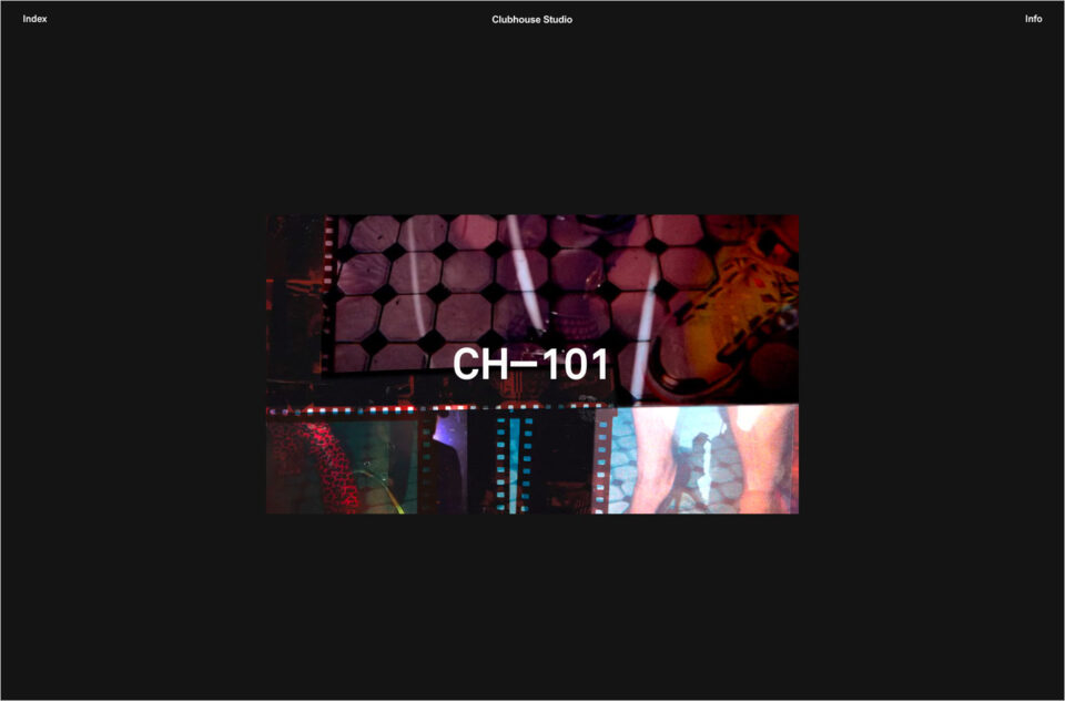 Clubhouseウェブサイトの画面キャプチャ画像