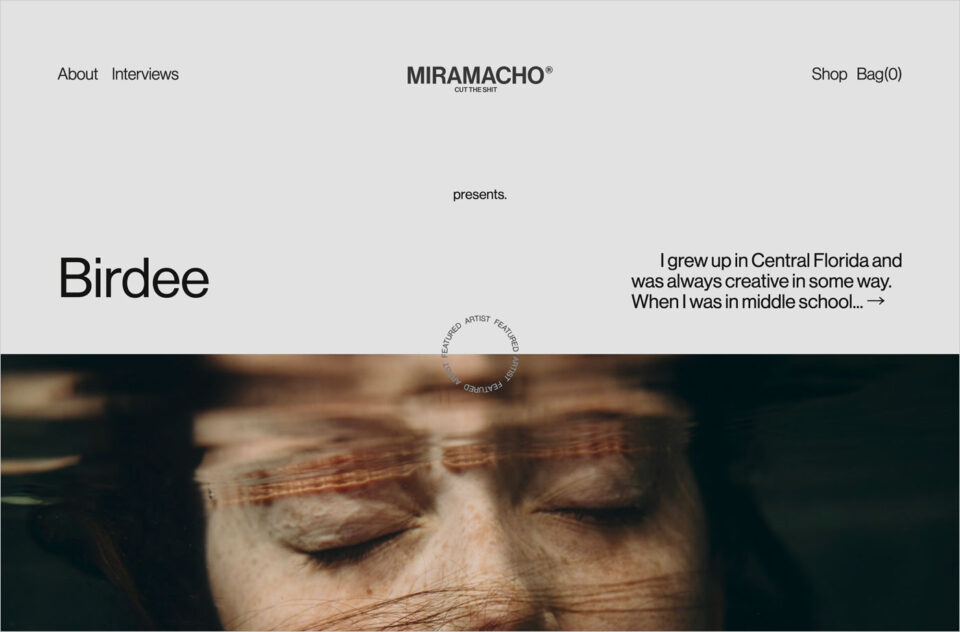 MIRAMACHO — cut the shitウェブサイトの画面キャプチャ画像
