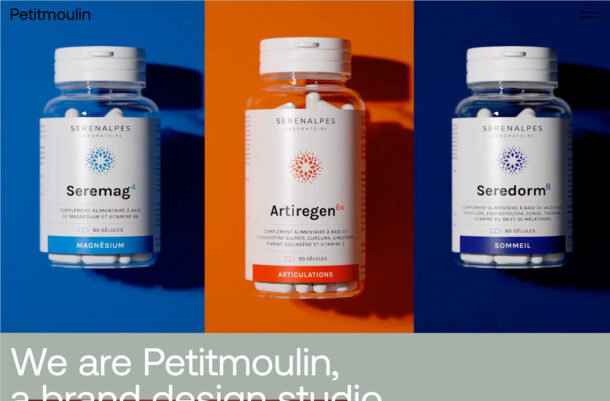 Petitmoulin Studio – Brand Design Studio | Branding, Design, Retailウェブサイトの画面キャプチャ画像