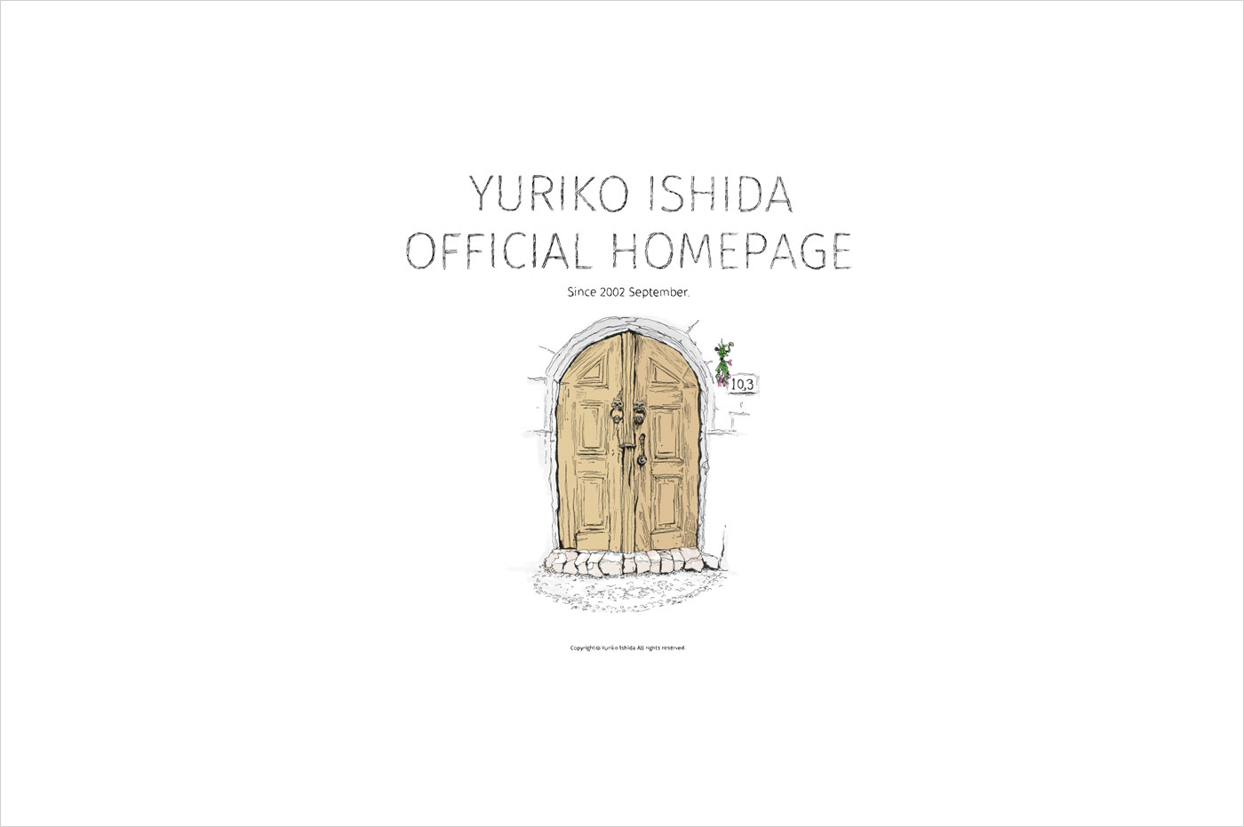 Yuriko Ishida Official Homepage | 石田ゆり子公式ホームページウェブサイトの画面キャプチャ画像