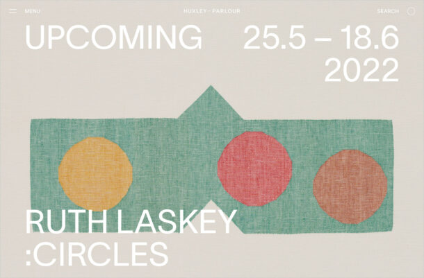 Huxley-Parlour Gallery | Exhibitions, Artists and Artwork in Londonウェブサイトの画面キャプチャ画像