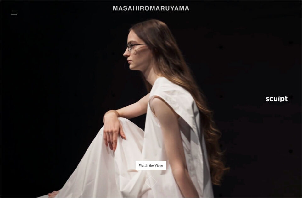 MASAHIROMARUYAMA – マサヒロマルヤマ公式サイトウェブサイトの画面キャプチャ画像