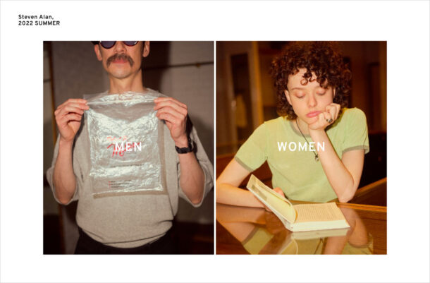 Steven Alan 2022 SUMMERウェブサイトの画面キャプチャ画像