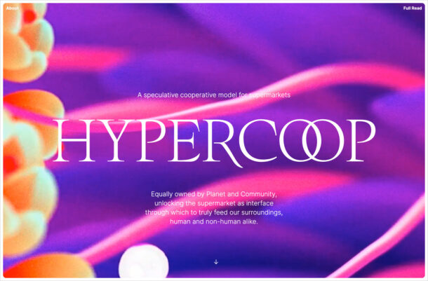 HYPERCOOPウェブサイトの画面キャプチャ画像
