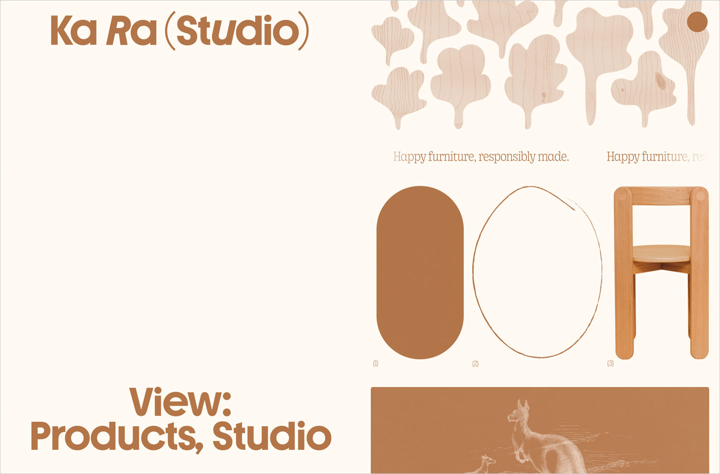 Ka Ra Studioウェブサイトの画面キャプチャ画像
