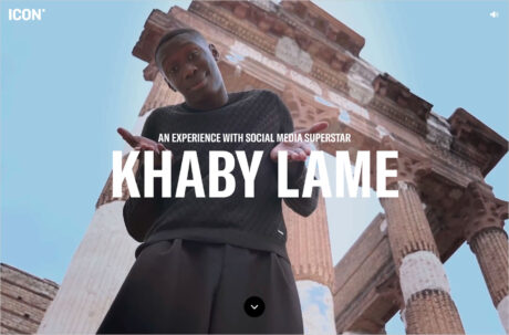 Khaby Lame – ICON Magazine Presents Social Media Superstarウェブサイトの画面キャプチャ画像