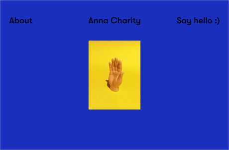 Anna Charityウェブサイトの画面キャプチャ画像