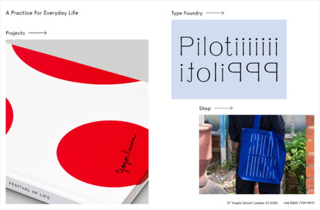 A Practice for Everyday Lifeウェブサイトの画面キャプチャ画像