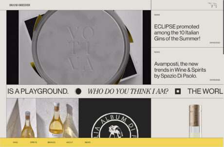 Brand Breeder Wine & Spirits Feeling | Brand Breederウェブサイトの画面キャプチャ画像